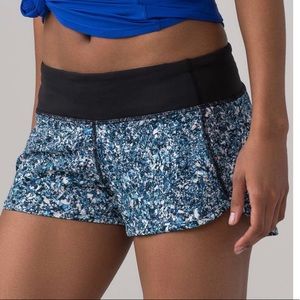 Lululemon SeaWheeze *SE Speed Shorts Tofino Shells